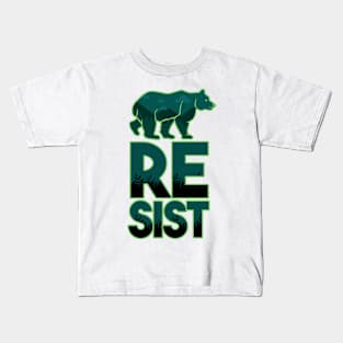 RESIST Bear T-Shirt Kids T-Shirt